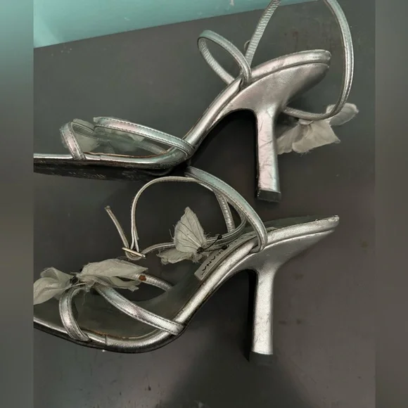 (SOLD) Dolce and Gabanna  butterfly heels (vintage-as seen on Mariah Carey) - Picture 2 of 10